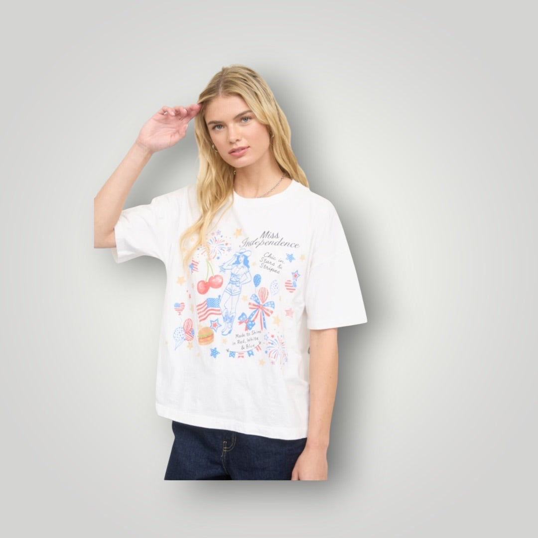 White Blu Pepper Women-Tops, Large